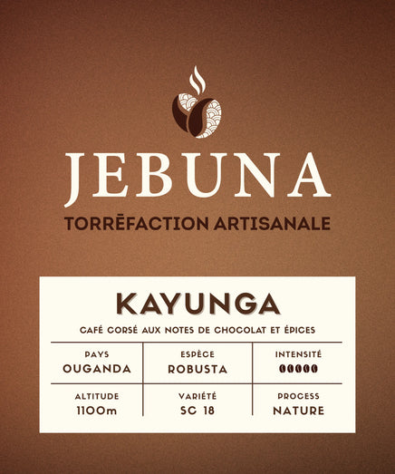 Café corsé aux notes de chocolat et d'épices | KAYUNGA Jebuna coffee
