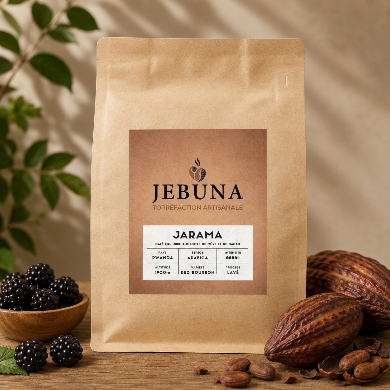 Café équilibré mûre & cacao – JARAMA